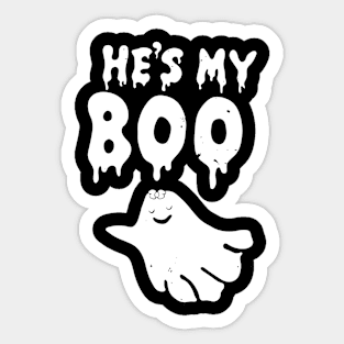 He is my boo Sticker